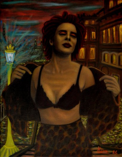 Oil Painting > Witching Hour > Isabella Rossellini - Click Image to Close